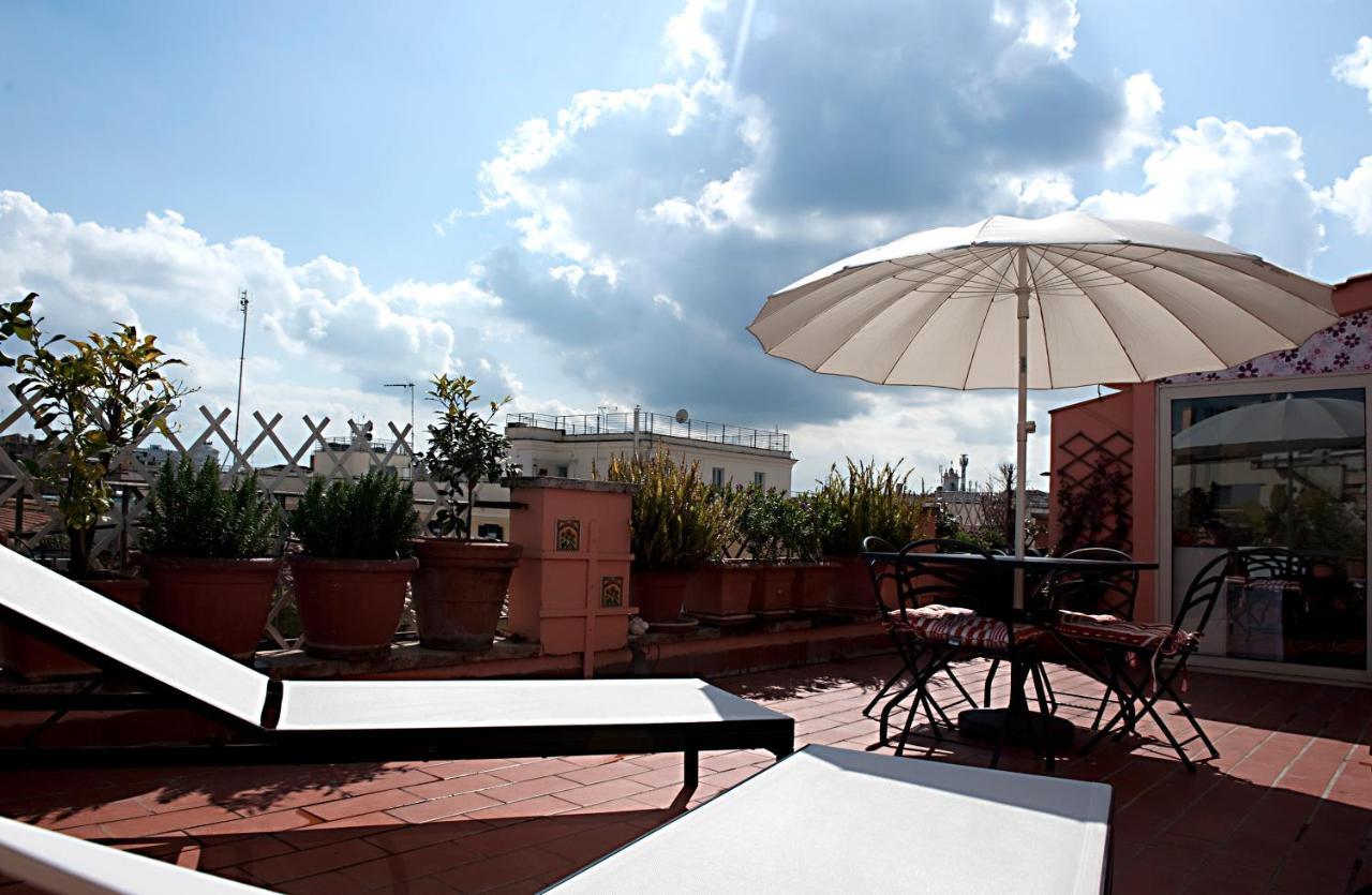 Spanish Steps Amazing Terrace Appartement Rome Buitenkant foto