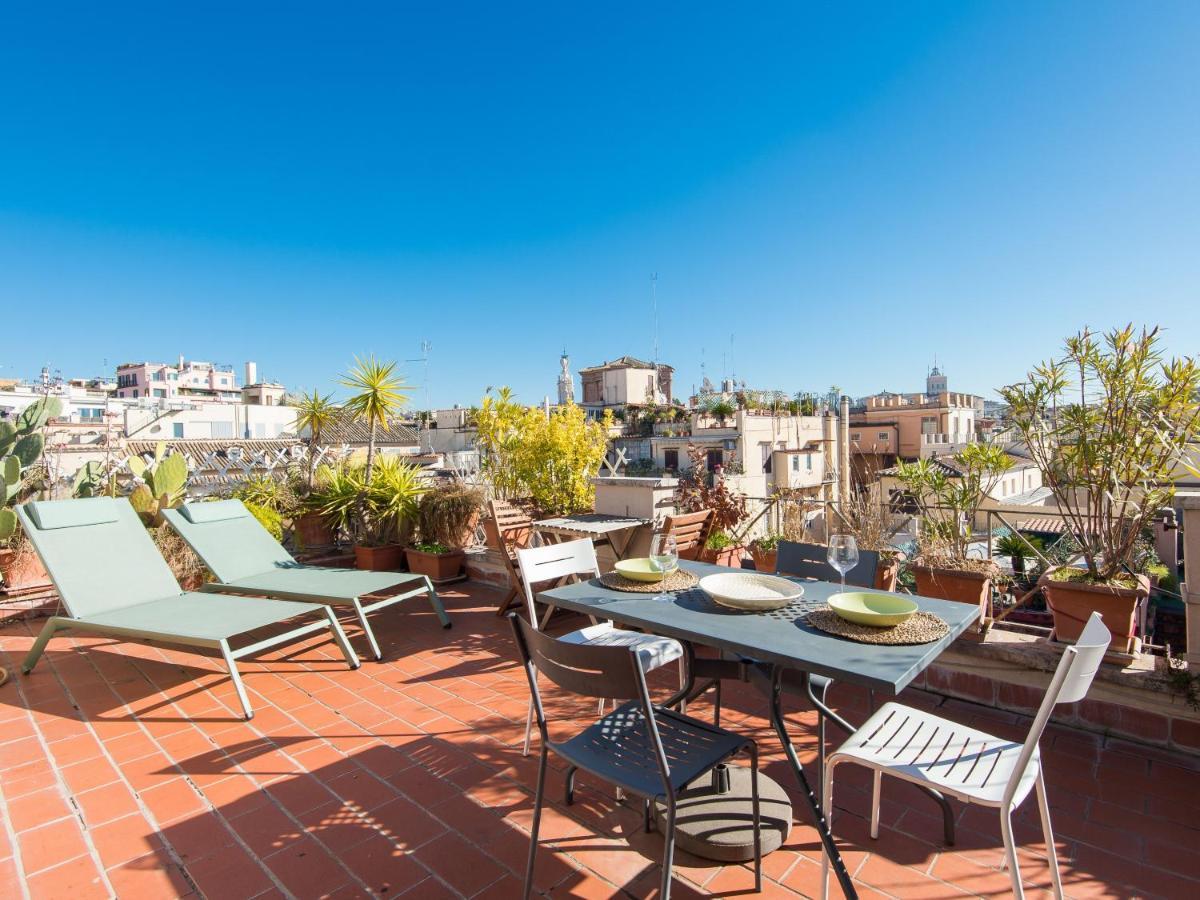 Spanish Steps Amazing Terrace Appartement Rome Buitenkant foto