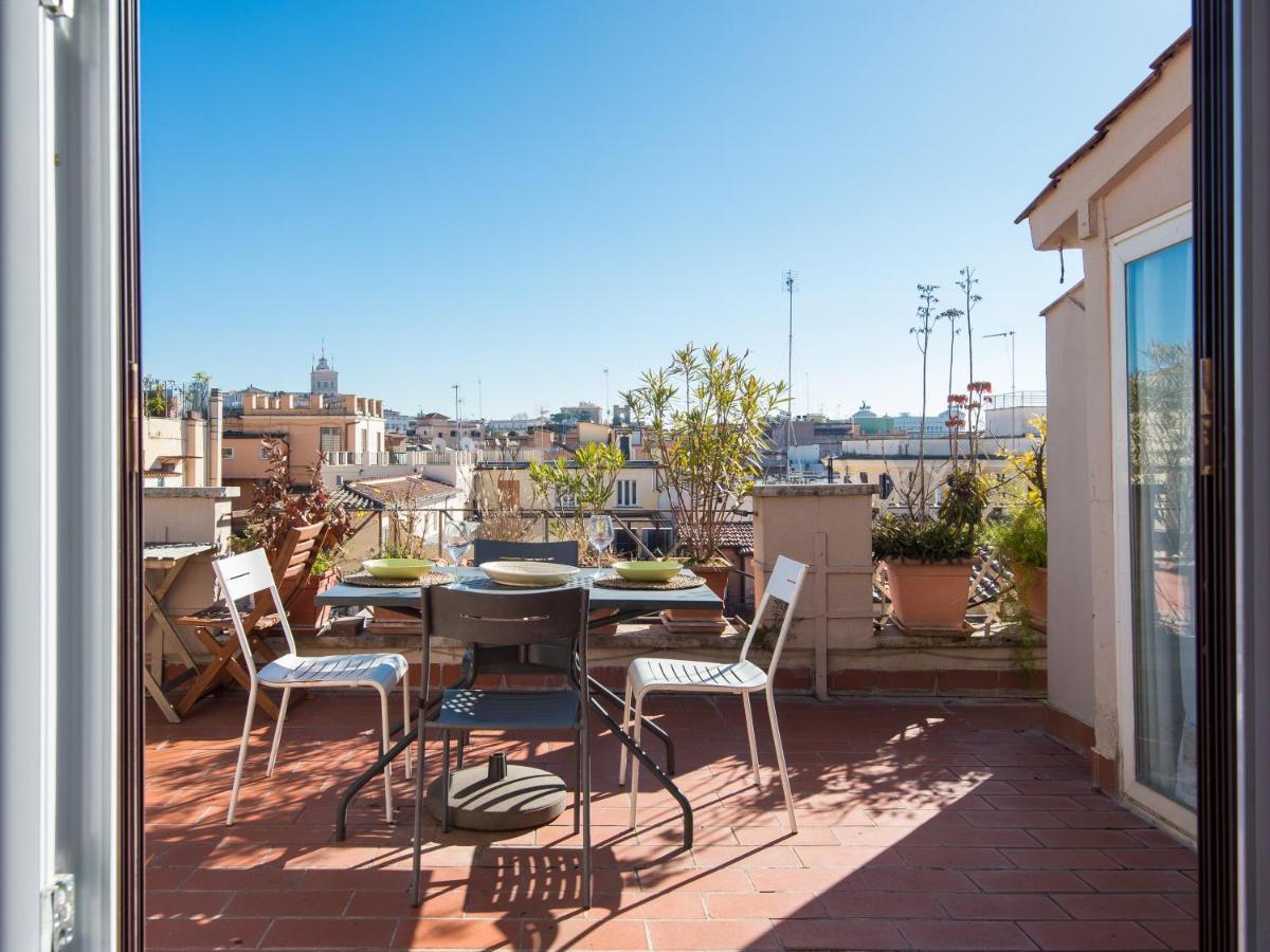 Spanish Steps Amazing Terrace Appartement Rome Buitenkant foto